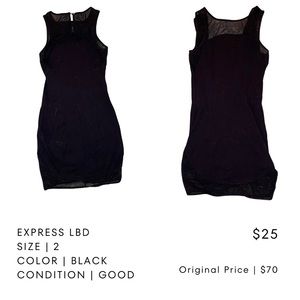 EXPRESS MINI LBD MESH ACCENTS